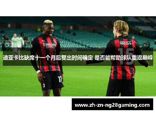 迪亚卡比缺席十一个月后复出时间确定 是否能帮助球队重返巅峰