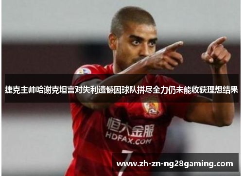 捷克主帅哈谢克坦言对失利遗憾因球队拼尽全力仍未能收获理想结果 捷克主帅哈谢克坦言对失利遗憾因球队拼尽全力仍未能收获理想结果